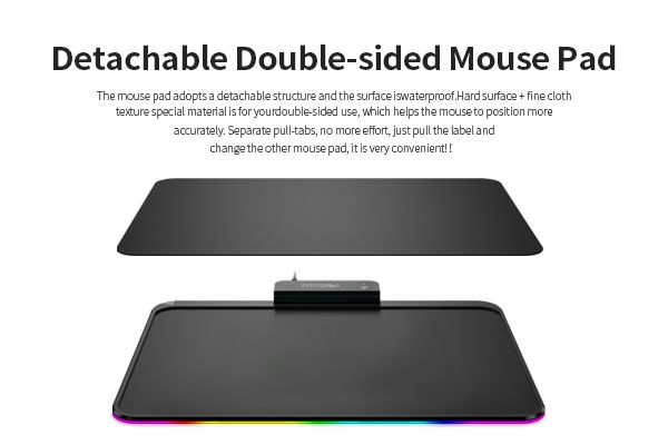 F18 wireless charging mouse and mouse pad set